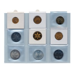 ✓ Classeur de rangement de pièces de monnaie numismatique